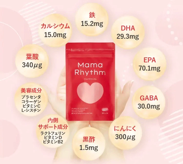 ベルタママリズム 成分グラフ