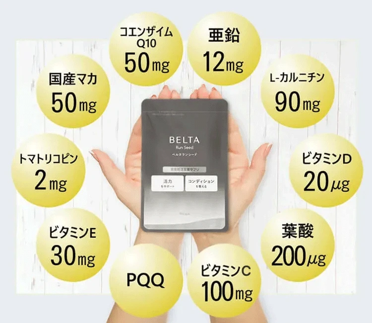 ベルタランシード 成分グラフ