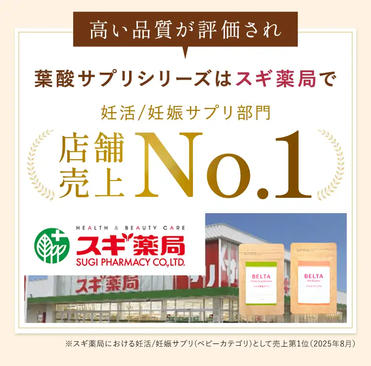 高い品質が評価されスギ薬局でNo.1