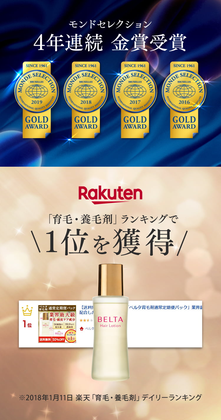 モンドセレクション4年連続金賞受賞　2019年・2018年・2017年・2016年