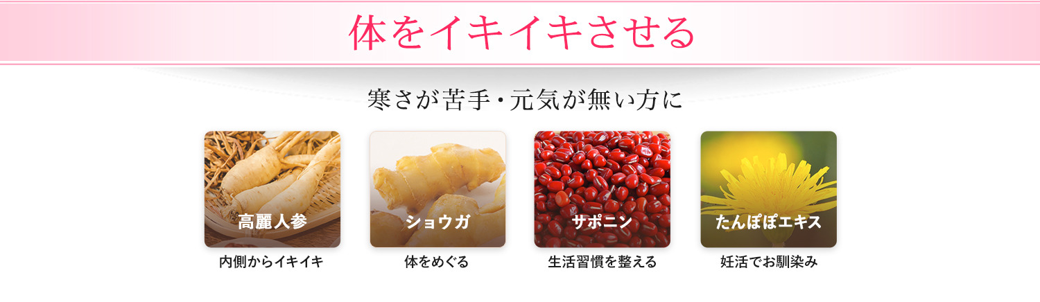 体をイキイキさせる