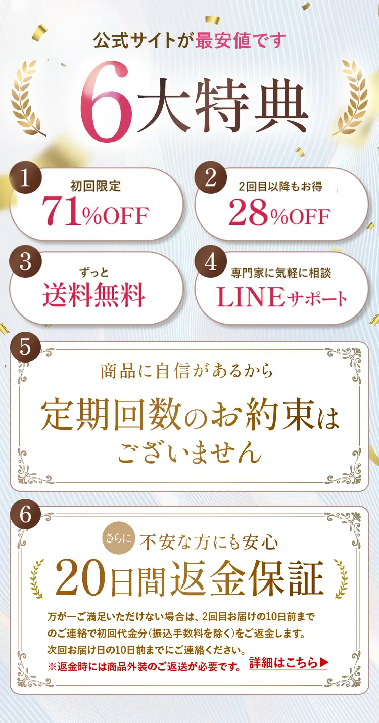 6大特典