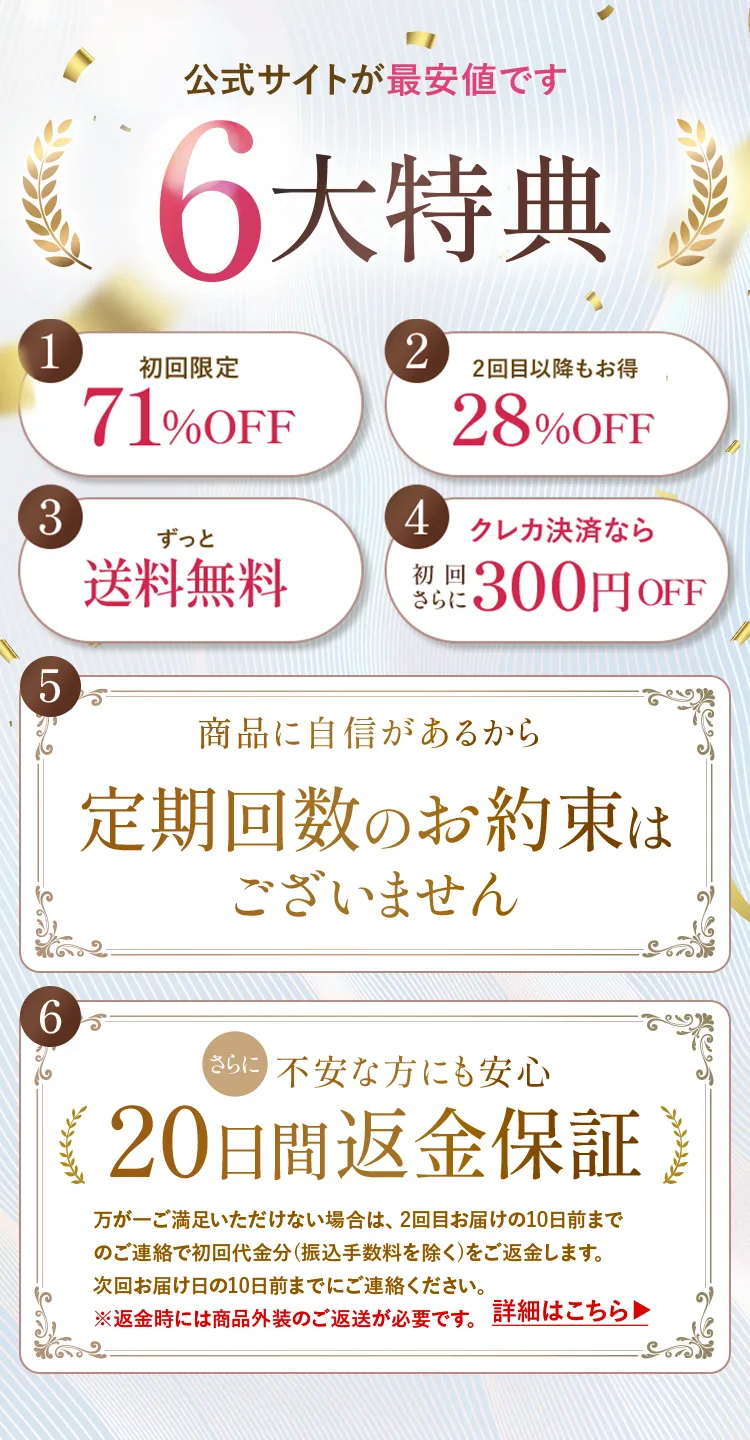 6大特典