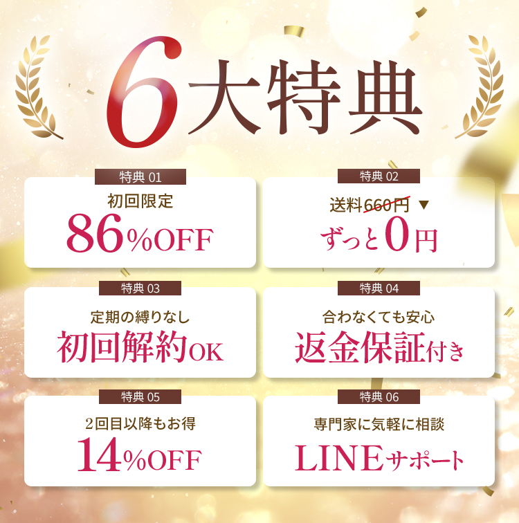 6大特典